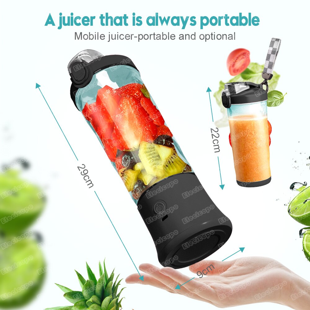 Mini Blender Portable pour Smoothie (Sans BPA)